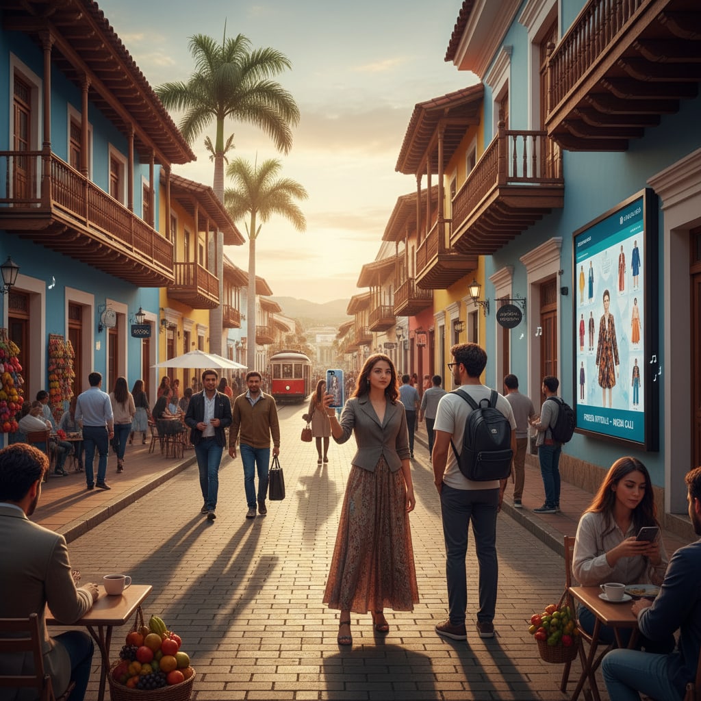 Ilustración sobre roi en la pasarela digital: reducción de devoluciones y lealtad aumentada - Probador Virtual: Transformando la Moda en Cali y Medellín