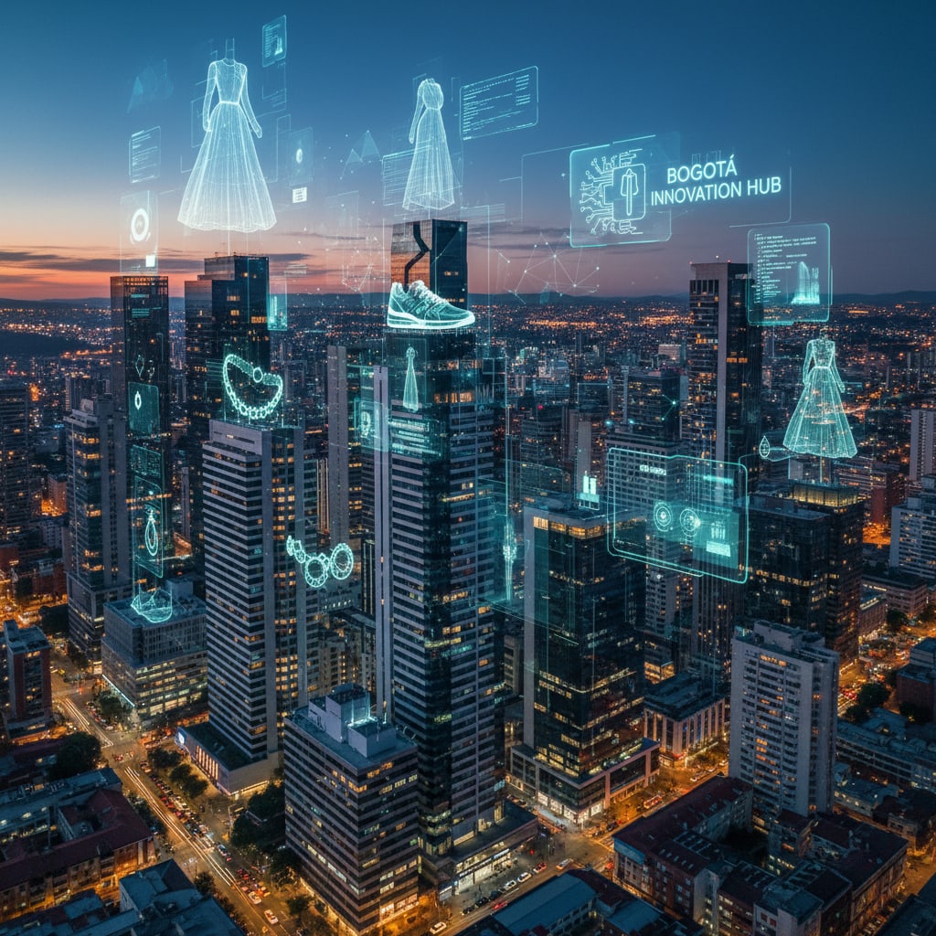 Ilustración sobre probadores virtuales: la experiencia inmersiva que demanda el consumidor moderno - Bogotá 2026: ¿Por qué el Probador Virtual Supera las Fotos Tradicionales?
