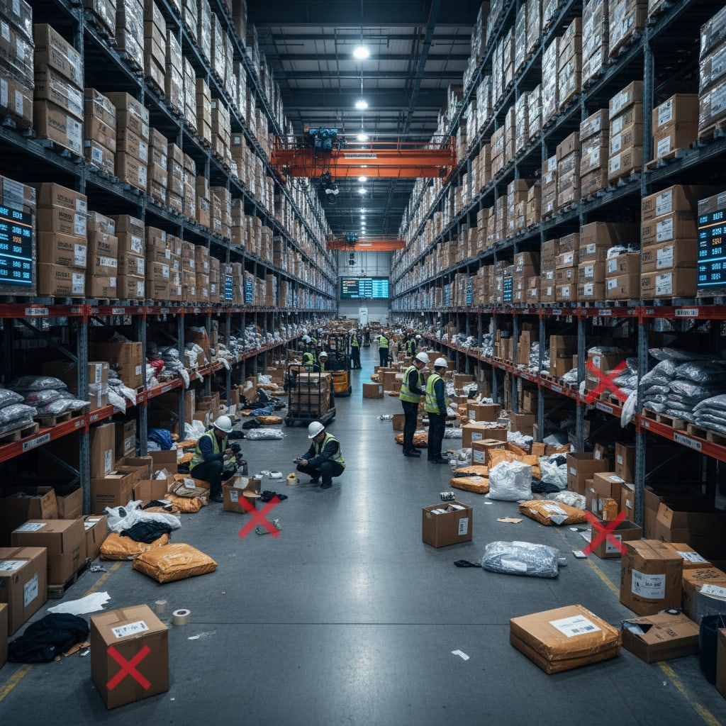 Ilustración sobre desentrañando el misterio: ¿por qué la ropa online a veces nos decepciona tanto? - Expectativa vs. Realidad: Los Fails de Moda Online que nos Divierten y Preocupan