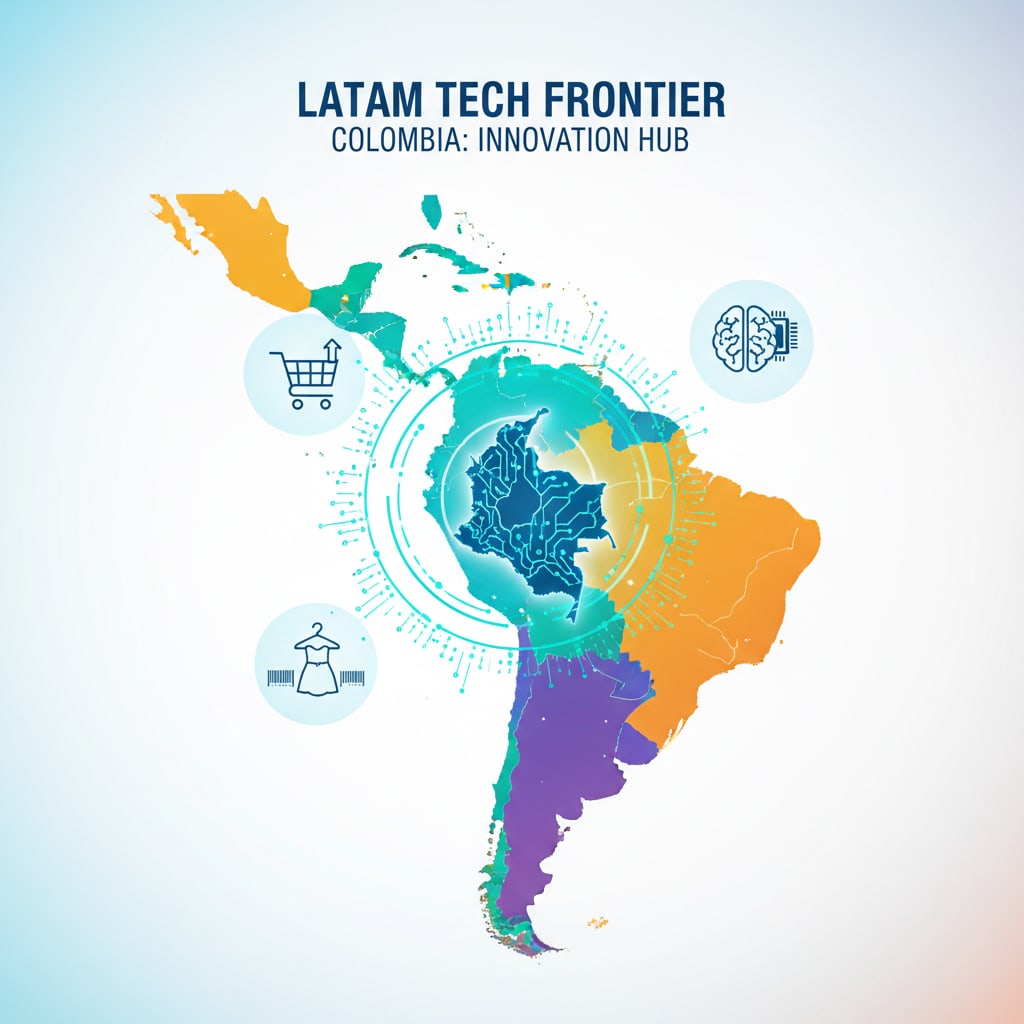 Ilustración sobre probador virtual: más allá de la superposición de imágenes (análisis técnico) - Google Try On en Colombia: La IA que Redefine el Probador Virtual
