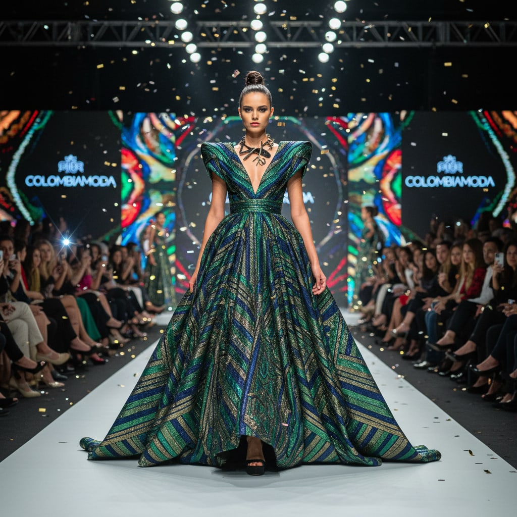 Ilustración sobre raíces profundas: el legado textil y artesanal que forjó una nación - Colombia: El Pivote de la Moda LATAM, de Pasarela a tu Clóset