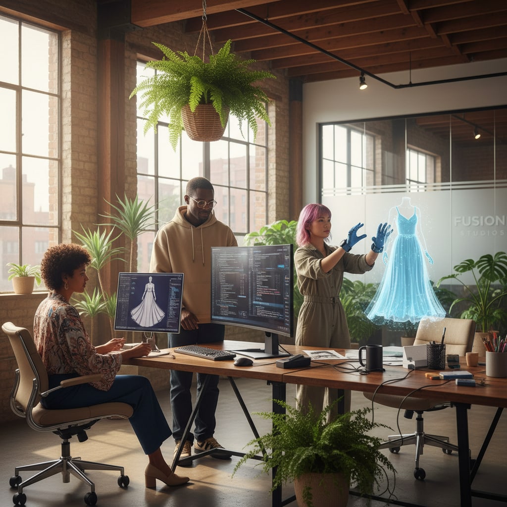 Ilustración sobre ¿qué es un clúster digital de moda y por qué es crucial ahora? - Medellín: La Capital de la Moda Digital en LatAm Impulsa 12.000 Marcas