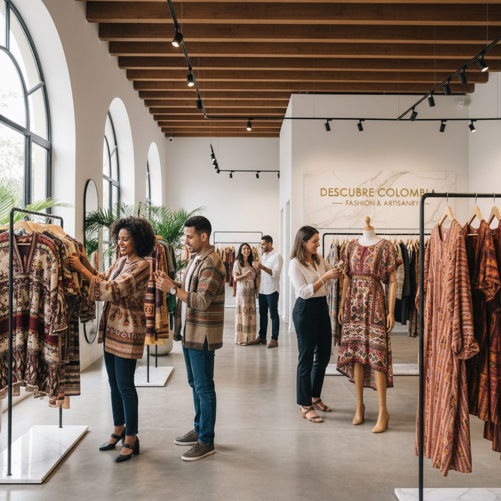 Ilustración sobre mercado libre: el trampolín digital que impulsa la moda colombiana - ¡Mercado Libre REVELA el boom! Moda colombiana conquista e-commerce y retail