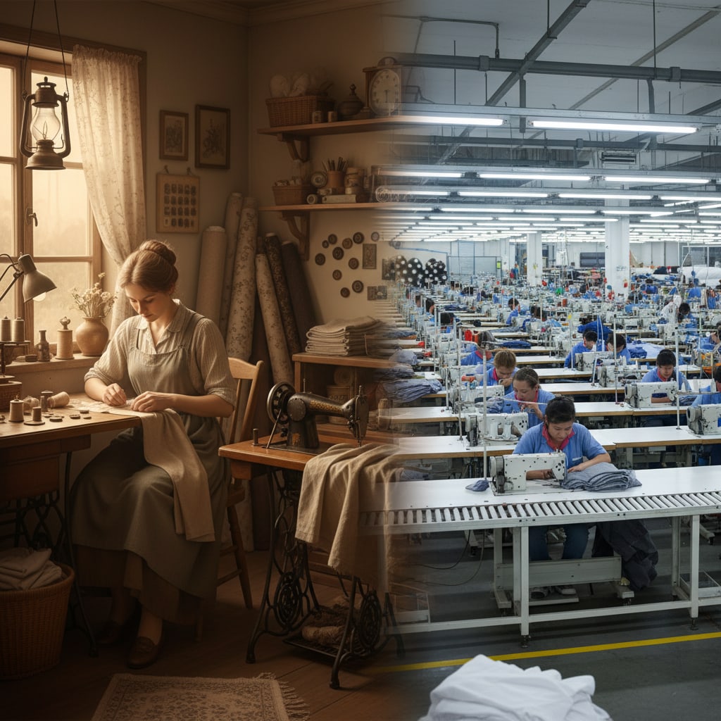 Ilustración sobre entre potreros y puntadas: la semilla del diseño en el corazón rural - ¿Moda Colombiana Nació en Ferias Ganaderas? Origen de $40 Billones