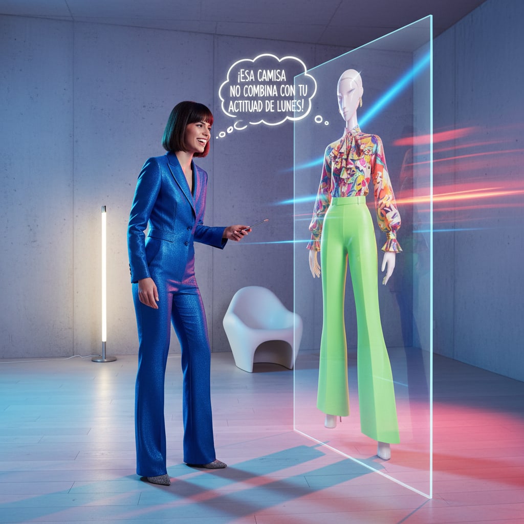 Humor y IA en Moda: Cuando tu Probador Virtual se Vuelve Sarcástico