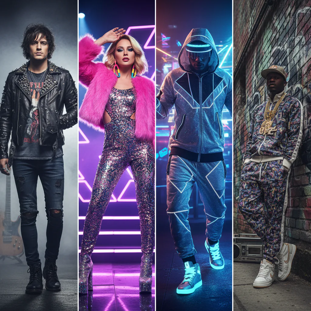 Imagen representativa de analiza tu playlist: busca el tema central de tu estilo sonoro - 5 Consejos ÉPICOS para Combinar Ropa y Música en tu Look