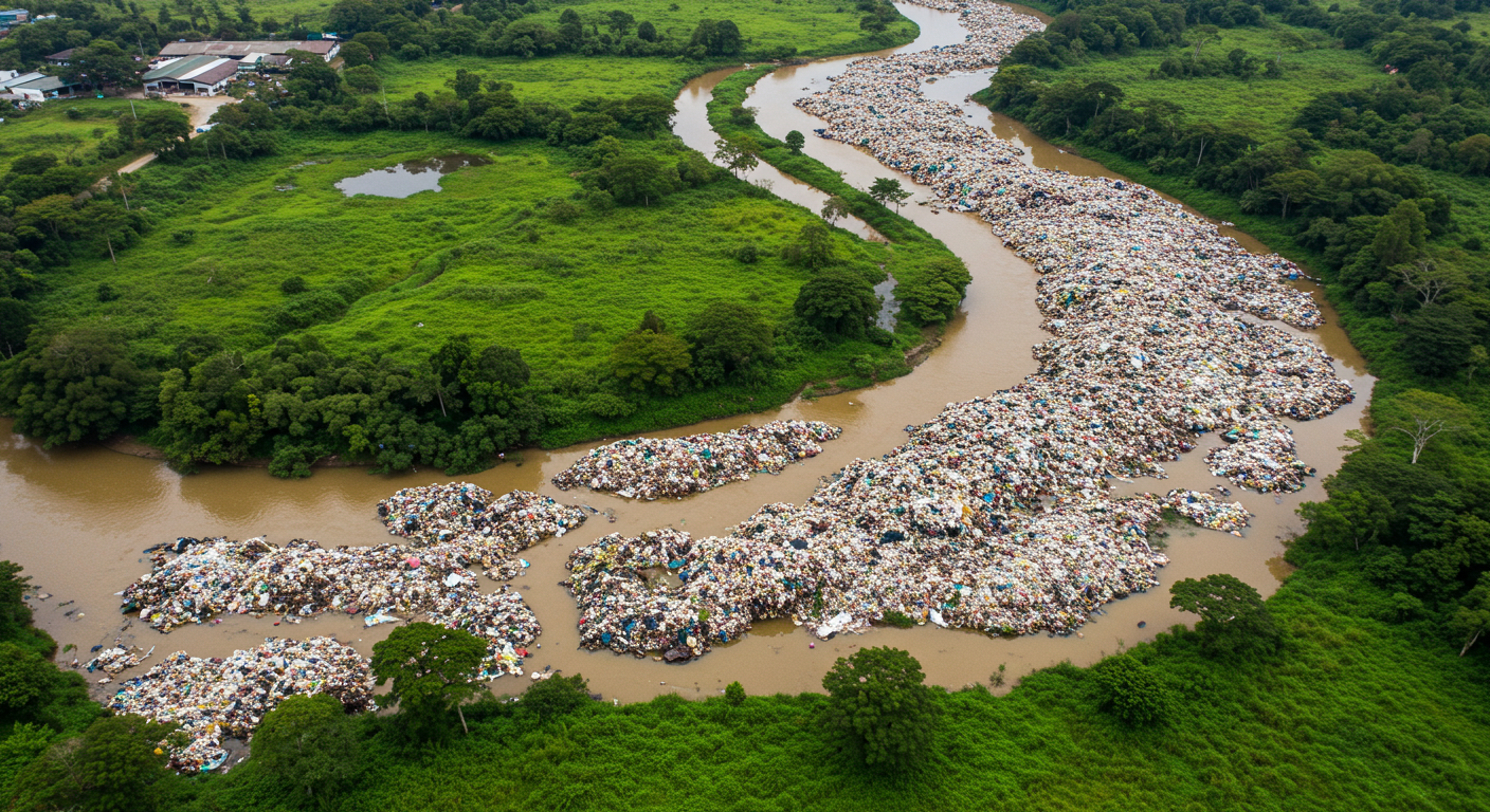 Imagen representativa de la cruda realidad: el impacto ambiental de la industria de la moda en colombia - Moda Sostenible en Colombia: Reduciendo la Huella Ambiental